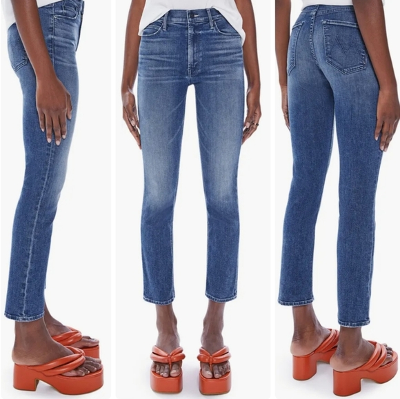 MOTHER Denim - Mother The Dazzler Mid Rise Ankle in wish on a star